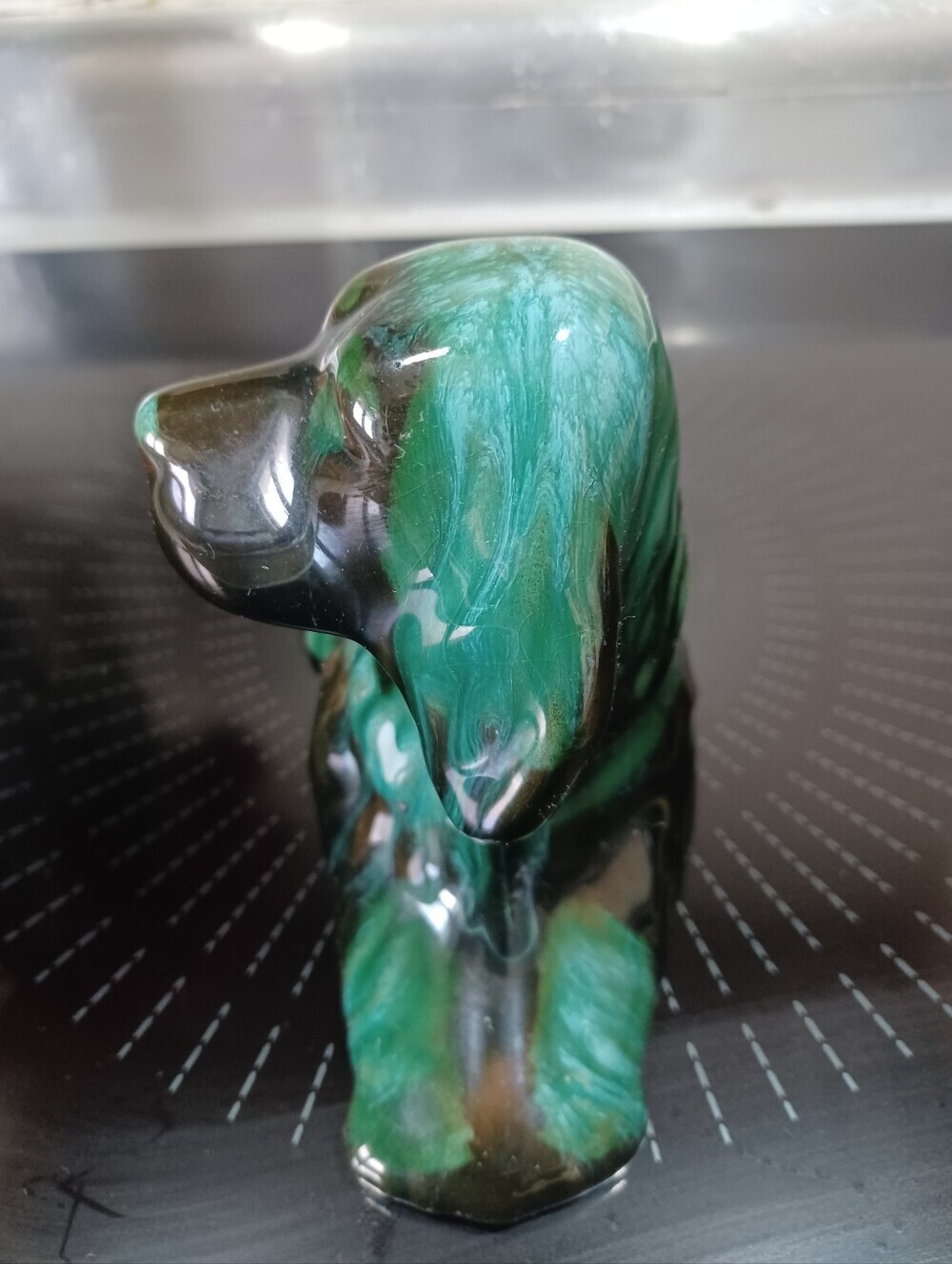 Vintage Mid Century Blue Mountain Pottery Cocker Spaniel Dog Statue BMP - Picture 3 of 9